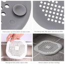 Silicone Sink Strainer, Shower Drain Plug Hair Catcher, Bathtub Kitchen Sink Filter Screen Bathroom Accessories