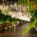 3pcs 24 Tubes Meteor Shower Rain LED String Lights Christmas Decorations Outdoor Street Garland Wedding Fairy Garden Decor 2023