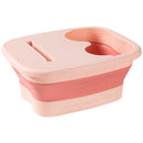 Portable Footbath Massage Bucket Easy To Store Foldable Foot Bath Tray Collapsible Foot Soak Bucket for Soaking Feet