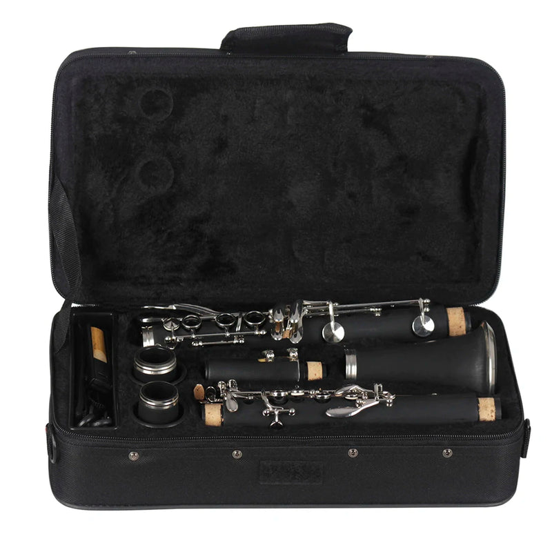 SLADE Bb Clarinet 17 Keys Bakelite Wooden Professional Woodwind Instrument Tenor Clarinet With Box Reed Musical Instrument Parts