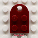 50pcs DIY Building Blocks 3176 Brick Heart Necklace/Key Ring Toys 2x 3 Heart-shaped Multicolor Educational Toy Gift for Children