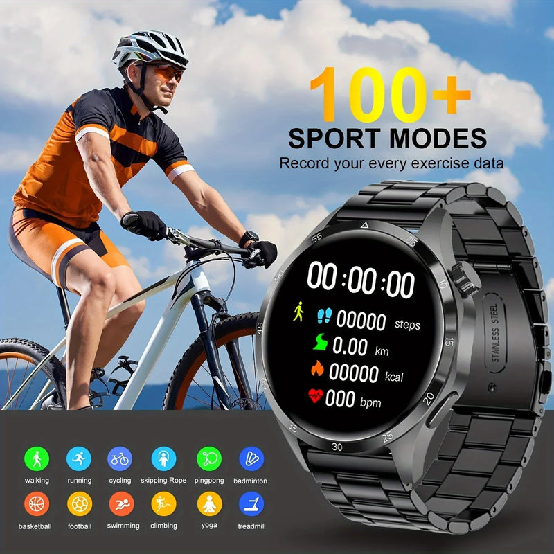For Huawei Smart Watch 4 Men Watch 4 Pro AMOLED HD Screen Bluetooth Call NFC Health Monitoring Smartwatch 2024 New Watch GT 4