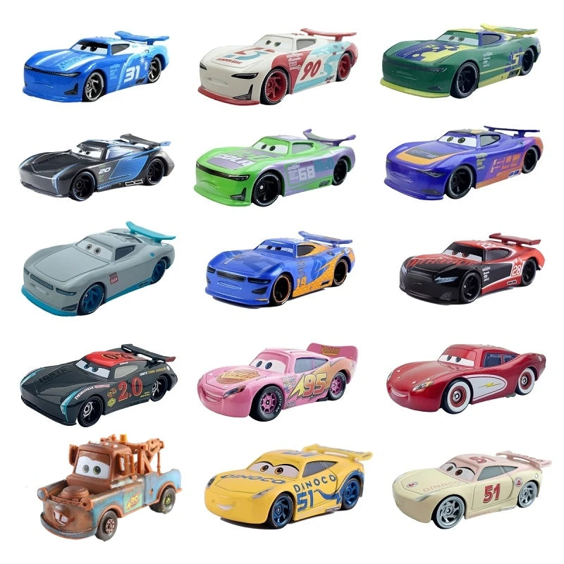 Disney Pixar 2 3 Lightning McQueen Family New 86 Jackson Thunderstorm Portugal 1:55 Diecast Mini Car Toy Boy Birthday Gift