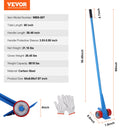 SucceBuy Pallet Pry Bar Buster Carbon Steel Heavy Duty Deck Wrecker Demolition Wood Pallet ToolBreaker for EfficientBoardRemoval