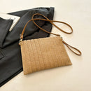 Summer Beach Straw Clutch Bag Cute Crossbody Bag for Women Travel Shoulder Bags Purse Ladies Casual Wicker Handbags