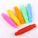 Pop Tubes Bunte Stressabbau-Spielzeuge Zappel-Sensorik-Spielzeuge für Kinder, Erwachsene, Kleinkinder Lernspielzeuge Stretch Tube