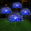 Solar Firework Lights Outdoor IP65 Waterproof Solar 8 Lighting Modes Fairy String Light Christmas Lighting Garden Decoration
