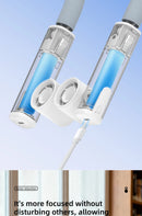 Portable Neck Fan High Speed Turbine Powerful Airflow Bladeless Cooling Fan Handheld Sport Fan for Travel Outdoor Wear