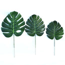 Artificial Monstera Plants Plastic Tropical Palm Tree Leaves Home Garden Decoration Accessories Photography Decorative Leaves
