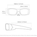 KDEAM Herren-Sonnenbrille für Angler, komplett schwarz, mit Reißverschluss-Etui, Neuheiten 2024