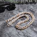 Bohemia  Acrylic Reading Glasses Chain Women Anti Slip Amber Leopard Color Sunglasses Chain Mask Strap Neck Lanyard Accessories