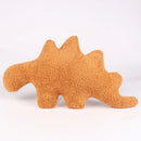 47cm Plush Dino Nugget Pillow Baby Sensory Toys Soft Stuffed Animal Dinosaur Chicken Block Doll Plush Toy Kids Educational Toys