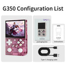 G350 Portable Handheld Game Console 3.5'' IPS Screen Linux System 3200mAh Dual Joystick 640x480 Retro Game Video Player Gift