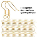 Stainless Steel Round Ball Post Earrings Stud Loops Earring Hooks Earplug  Fit Women DIY Earring Jewelry Making Christmas Craft