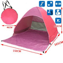 Hot Sale Quick Automatic Beach Tent Outdoor Beach Shade Sun Shelter Tent UPF50+ Portable Beach Canopy For Camping Fishing