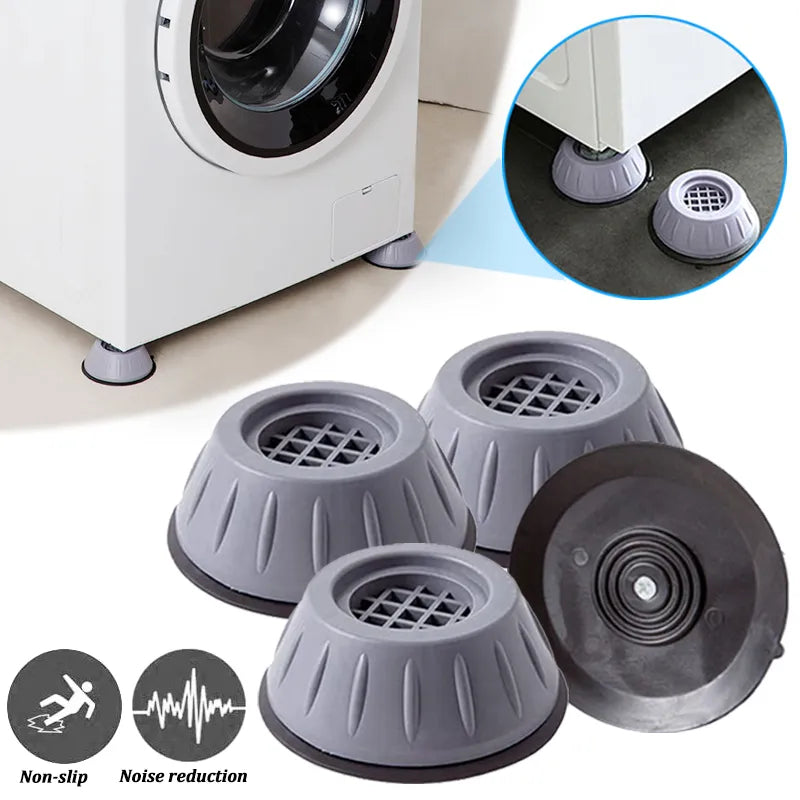 1/2/4Pcs Anti Vibration Washing Machine Pads Anti-slip Furniture Feet Pad Refrigerator Universal Support Base Mat Dampers Stand