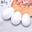 1-20pcs 8/9/10CM Modelling Polystyrene Styrofoam Foam Egg Ball For DIY Christmas Day Or Easter Day Decoration DIY White Craft