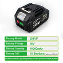 18V Rechargeable Battery 22500mAh 15000mAh Lithium Ion Battery With Battery Indicator For Makita Electric Power Tools Battery