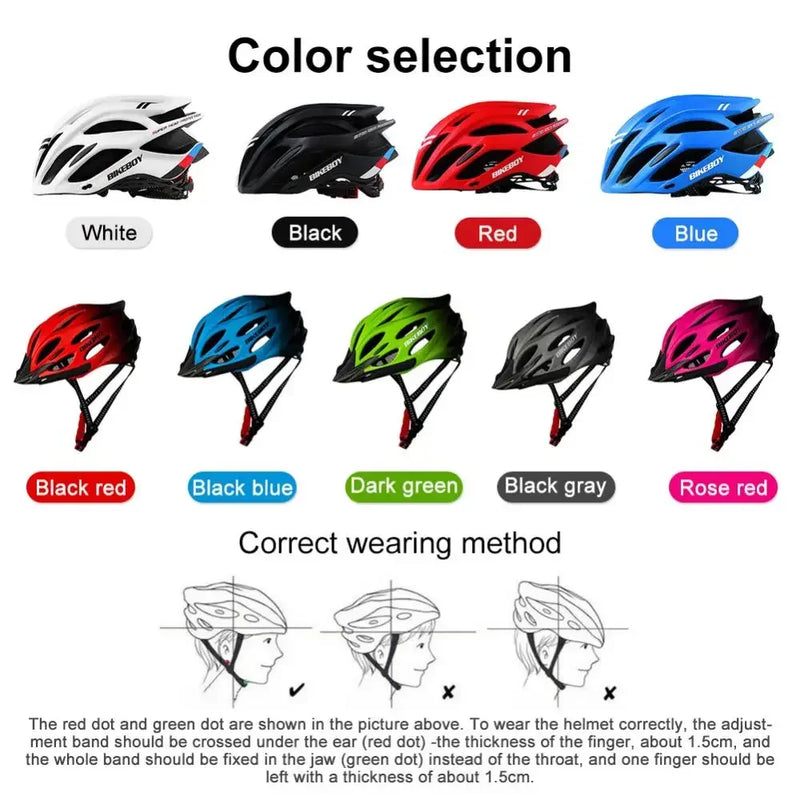 Cycling Helmet Bike Helmet Ultralight Safety Caps Helmet MTB Road Bicycle Helmet Riding Equipment for Man Women Cycling Helmets