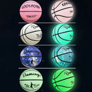 1 Stück Nr. 7 Leuchtender Basketball Spielball Outdoor Tragbarer PU Fluoreszierender Basketball