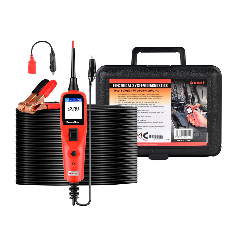 Autel PowerScan PS100 12V 24V Electrical System Auto Circuit Tester Power Probe BMS Short Open Finder Car Repair Diagnosis Tools