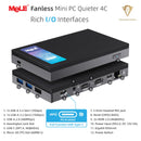 MeLE Fanless MINI PC N100 Desktop Computer LPDDR4x Windows11 8GB 16GB 512GB Small Gaming Computer USB Type C 4K Three Display
