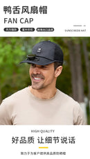 The Helios Breeze | Solar-Powered USB Rechargeable Cooling Hat with Mesh Visor