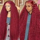 The Burgundy Archive | 99J HD Lace Front Human Hair Wig, 200% Density