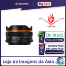 【 Aus Brasilien 】 Brightin Star 10mm F5.6 Fisheye Weitwinkel APS-C spiegellose Kameraobjektiv für Sony Canon RF Nikon Z Fuji 10 5.6