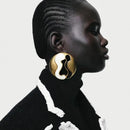 Vintage Baroque Style Alloy Facial Features Choker Necklace For Women Fashion Jewelry  Trendy Girls' Short Statement Necklace