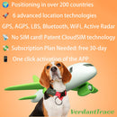 GlocalMe PetPhone Pet GPS Tracker WiFi Pet Phone for Dogs Cats AI Health Alerts Two-Way Call Real-Time Tracking Geo-Fencing
