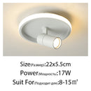 Modern LED Ceiling Lights For Indoor Home Entrance Offline Store White Black Celling Lighting Lamp Lamparas Plafondlamp