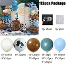 Cow Balloons Garland Arch Kit Cowboy Cowgirl Theme Party Decorations for Baby Shower Birthday Farm Western Theme Party Supplies