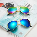 Herren Damen Trendy Pilotenbrille Vintage UV400 Schutz Sonnenbrille Reisebrille Reiten Wandern Sonnenbrille Gafas De Sol