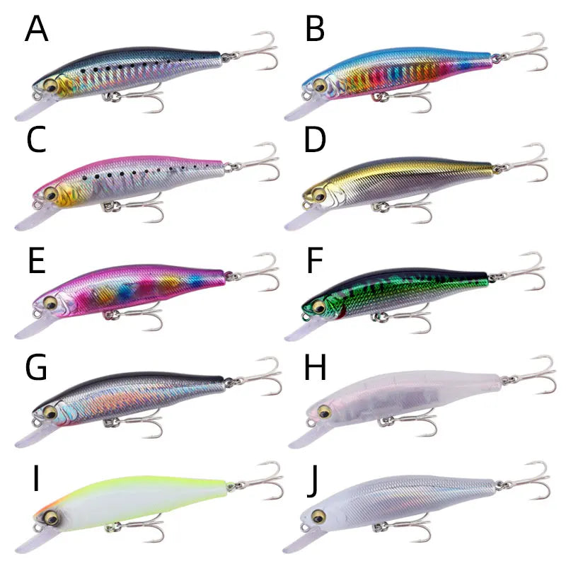 Le Fish 80mm 30g Heavy Minnow Sinking Minnow Wobblers Fishing for Bass Pike Isca Pesca Artificial Bait