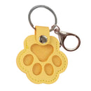 Adorable Paw Print Keychains Commemorative Pet Hair Storage Bag Keychain Cat Dog Fur Container Pendant for Pet Lovers