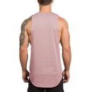 Brand Gym Clothing Fitness Men's Tank Tops Bodybuilding Stringer Summer Breathable Workout Singlets Cotton Sleeveless T Shirt