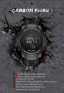 NORTH EDGE VERTICO Men's Digital Watch Carbon Fiber Case Smart Watch For Man Sports WR50M Watch Altimeter Barometer Compass