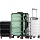 Large Capacity Trolley Suitcase Travel Bag Aluminum-magnesium Alloy Travel Suitcase Business Rolling Luggage