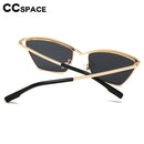 Metal Retro Sunglasses For Ladies Outdoors Fashion Cat Eye Sunscreen Suneyeglass Beach UV Protection Vacation Riding 300907