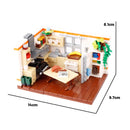 MOC City Series Building Blocks Figure Furniture House Kitchen Medieval Accessories DIY Bricks Set Christmas Toys for Kid Gifts