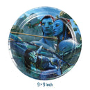 Movie Avatar The Way of Water Theme Birthday Decorations Party Disposable Tableware Paper Napkins Cups Plates Tablecloths Straw