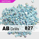 New Arrivals Single Color AB Square Diamond Beads for DIY Diamond Paintings  Resin AB Drills 2.5mm AB Drills 1000/2000Pcs