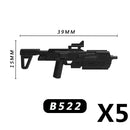 MOC Medieval Accessories Building Blocks Military Soldiers Shoulders Armor Blaster Helmets Weapons War Bricks Children Toys B038