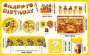 Party Supplies for Bowser Birthday,112pcs Decorations for King Kuppa party Banner,Plates,Cake Toppers,Tablecloths,Backdrop etc.