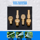 High Pressure Water Gun Hose Nozzle,Brass,Adjustable,Garden Sprayer,Sprinkler Irrigation,Car Wash Home Tools