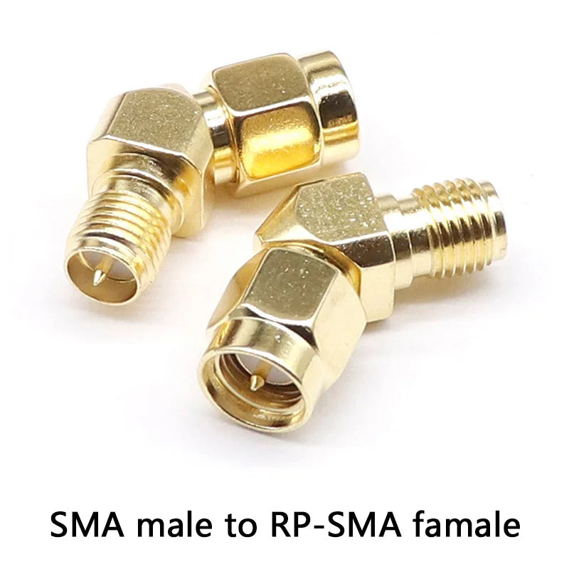 WIFI image transmission FPV adapter SMA revolution SMA female elbow 135 degree 45 degree bevel SMA-JKW pure copper