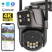 The Omni Watch | 4K Dual-Lens Outdoor WiFi Security Camera with AI Human Detection