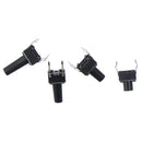 200Pcs Mini Tactile Push Button Practical 6x6 mm 4 pin Micro Momentary Switch Pushbutton Switches Breadboard Arduino PCB