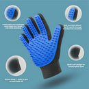 Pet Grooming Gloves Efficient Dog and Cat Grooming Gloves 2-in-1 Deshedding Glove and Massage Mitt for Bathing, Washing and She